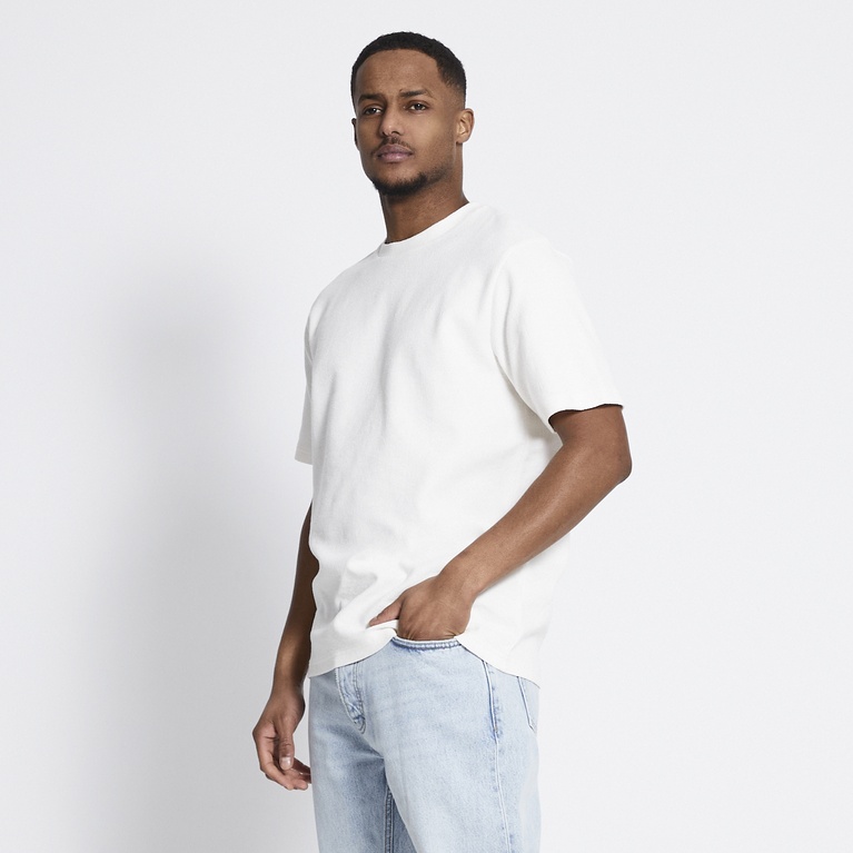 Structured tee "Love Structure" Ivory